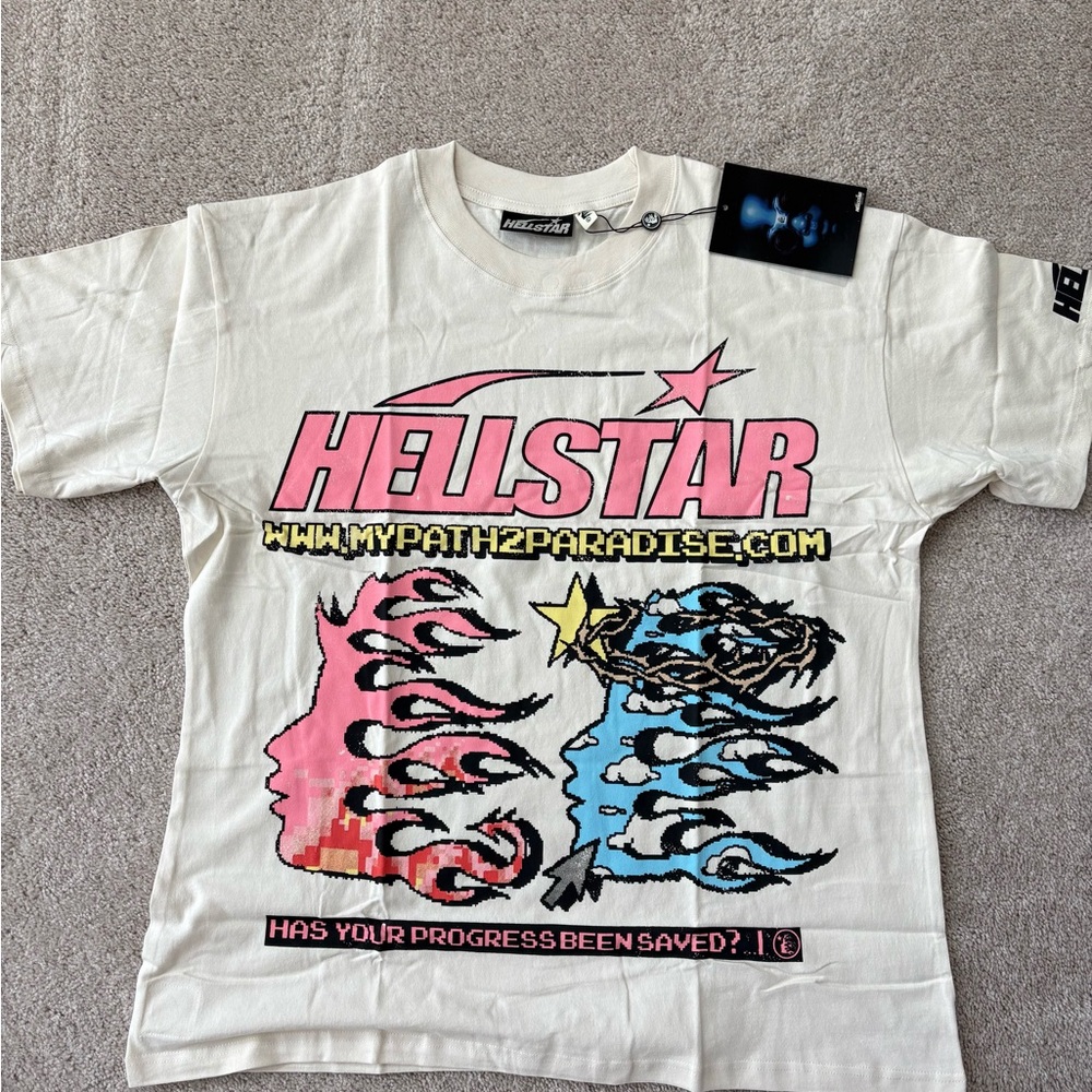 White Hellstar Tee - image 1